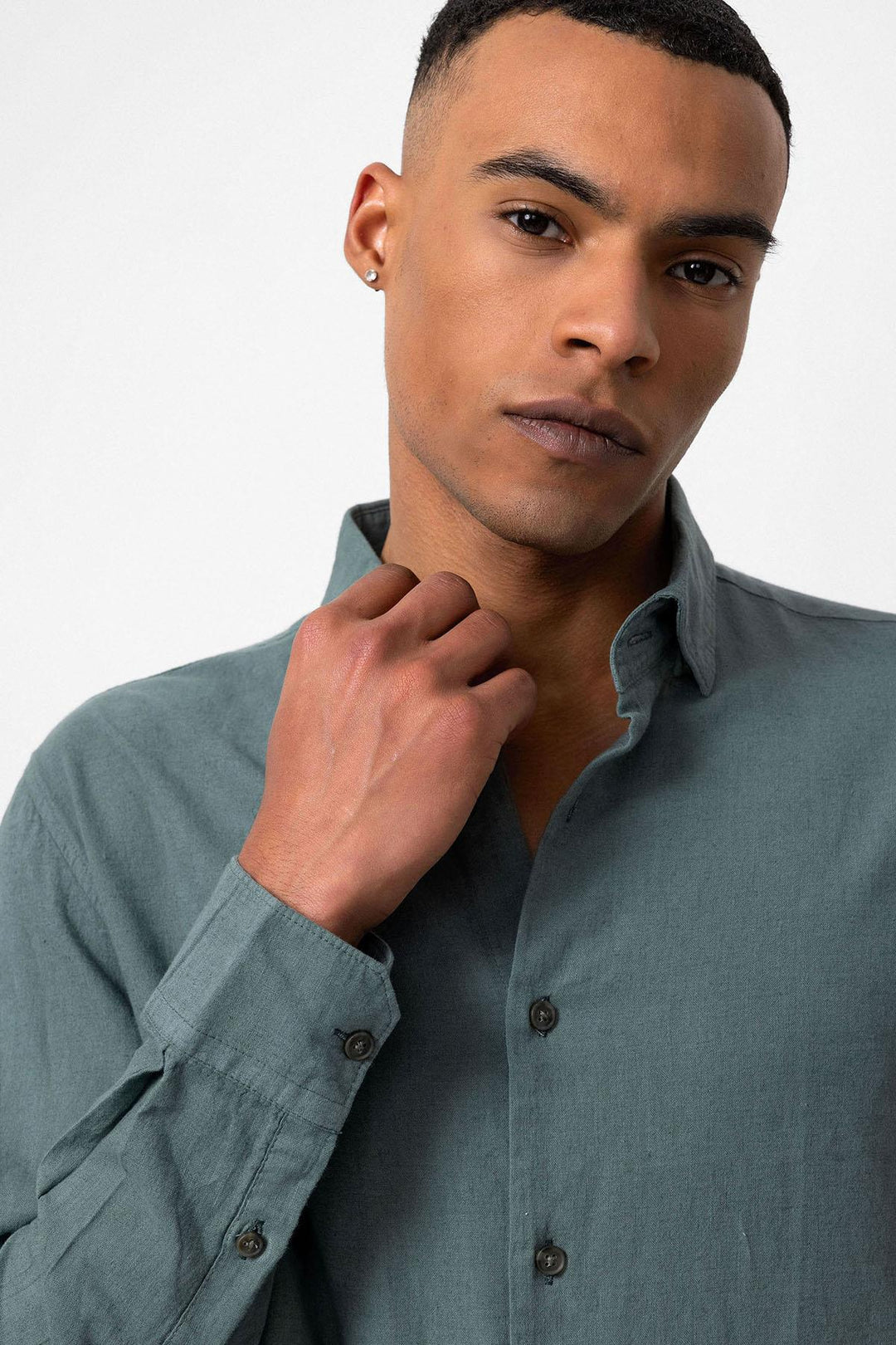 ANT Linen Blend Men's Shirt - Pearland