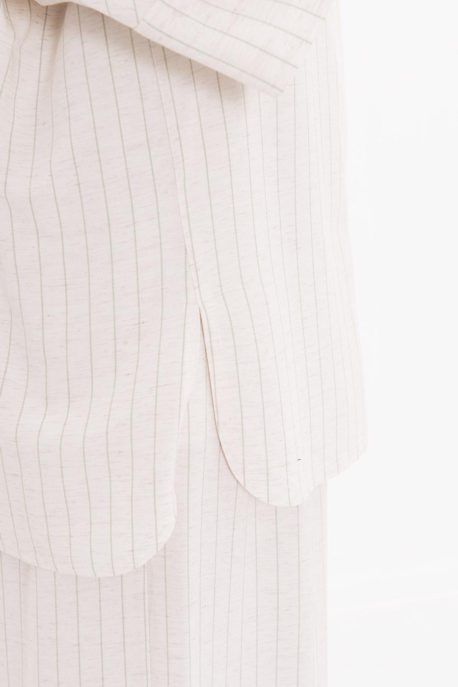 BSL Women Linen Blend Oversize Shirt - Colmenar Viejo