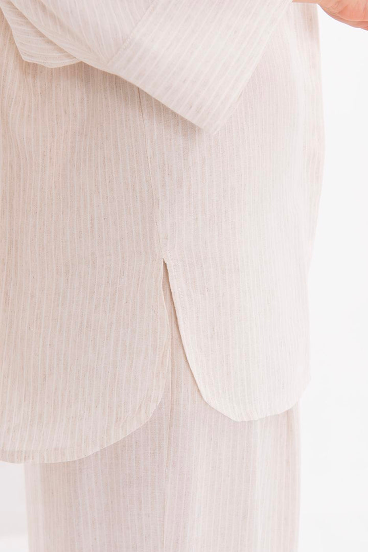 BSL Women Linen Blend Oversize Shirt - Northampton