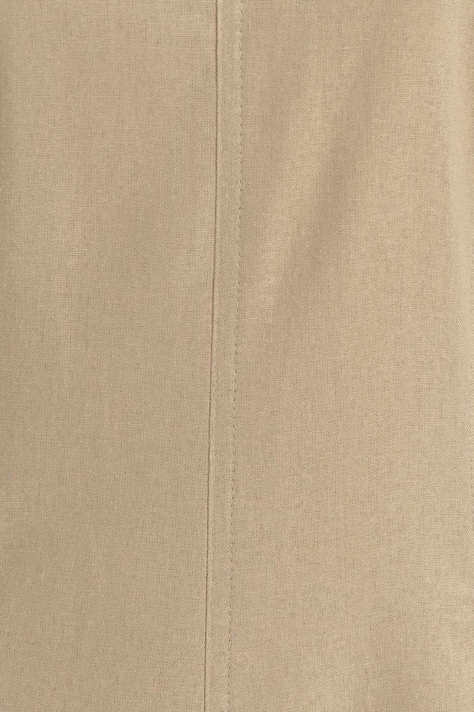 BSL Women Linen Midi Sleeveless Dress - Gagny