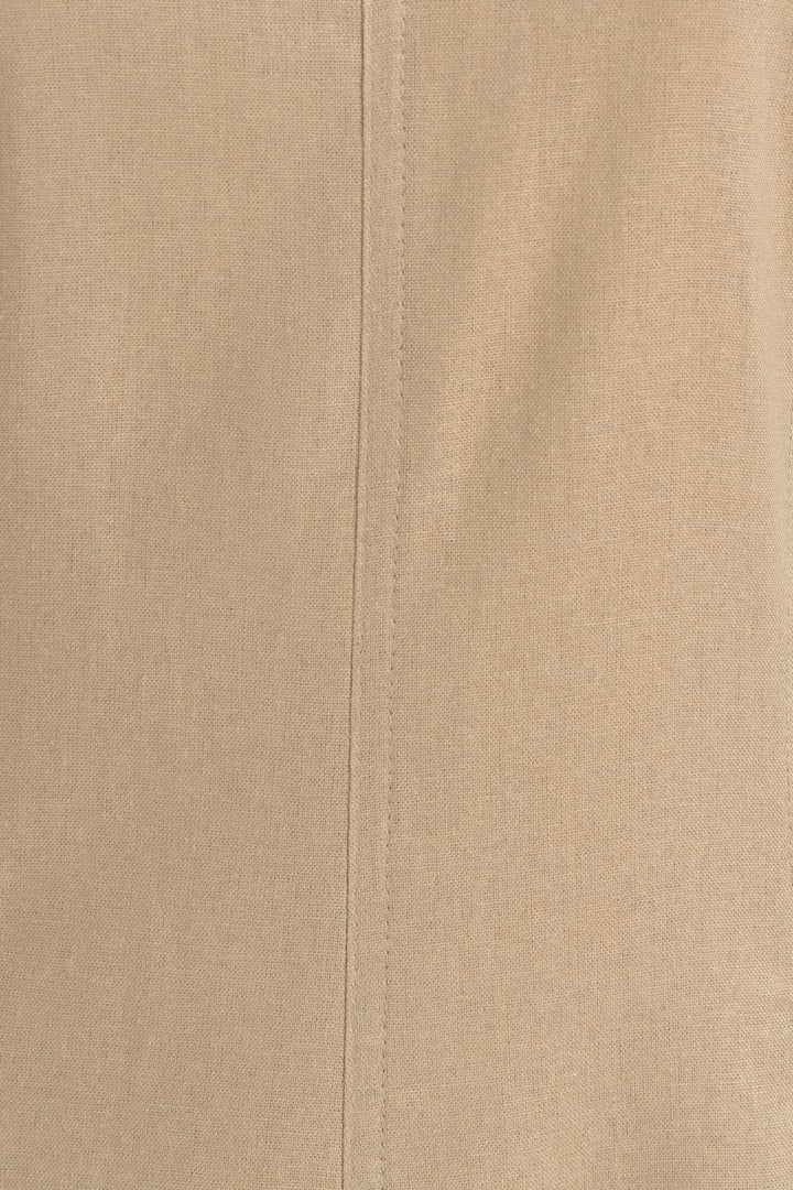 BSL Women Linen Midi Sleeveless Dress - Gagny