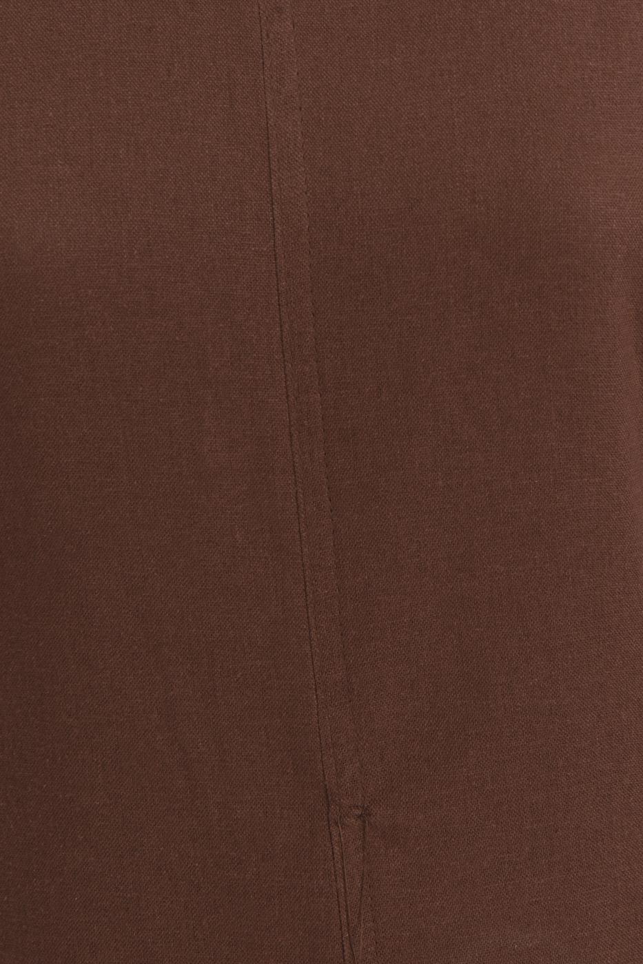 BSL Women Linen Midi Sleeveless Dress - Hamilton