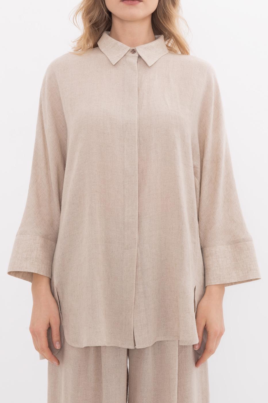 BSL Women Linen Oversize Basic Shirt - Dunstable