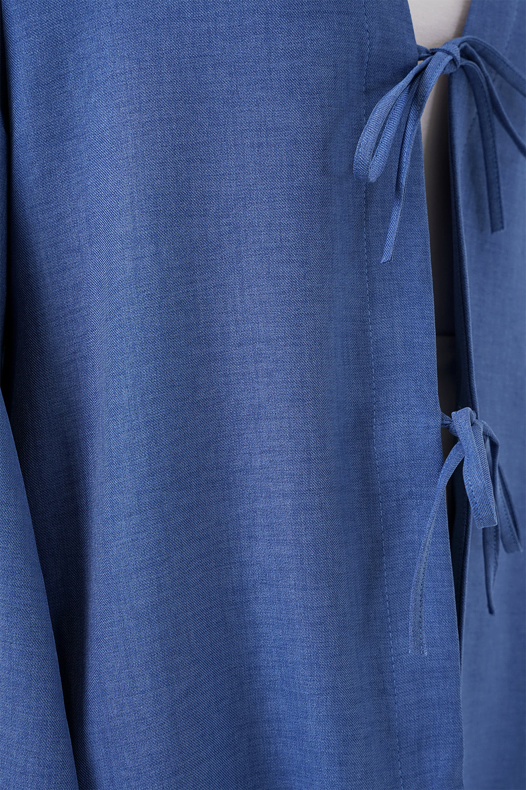 BGD Women Linen Hijab Kimono 5968 - Indigo - Mishawaka
