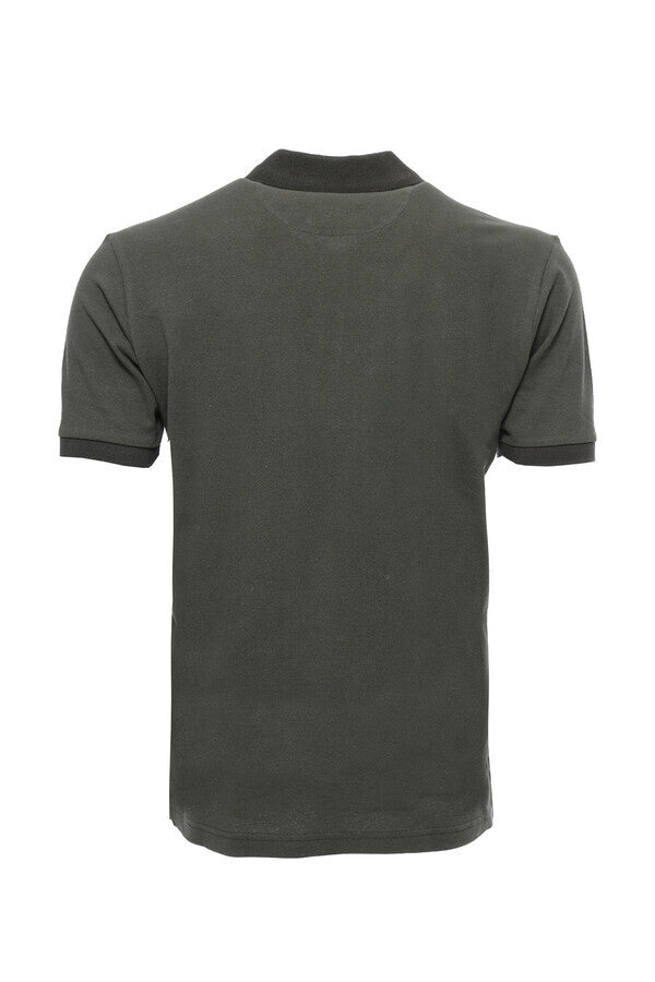WSS Khaki Polo Collar T-shirt  - Denton