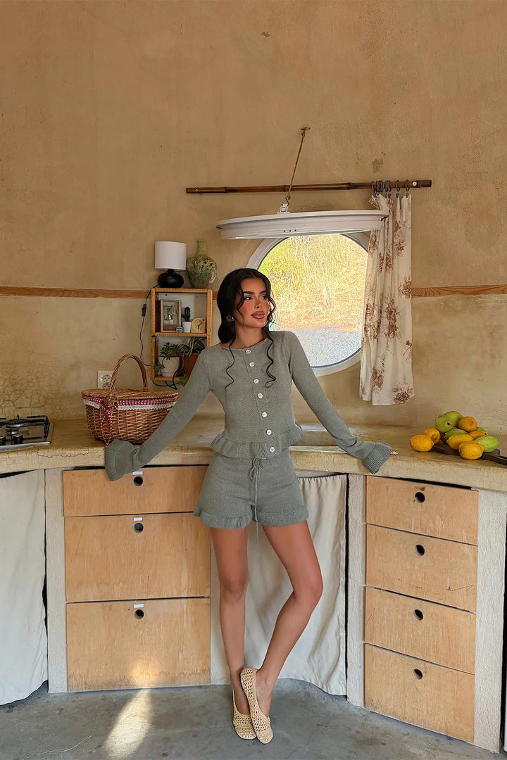 EYY Women Khaki Shorts Set - Palmerston North