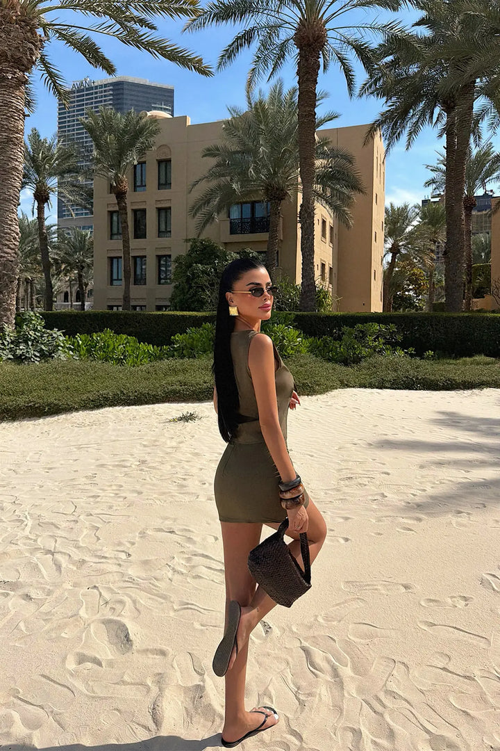 EYY Women Khaki Skirt Set - Pabellón de Arteaga