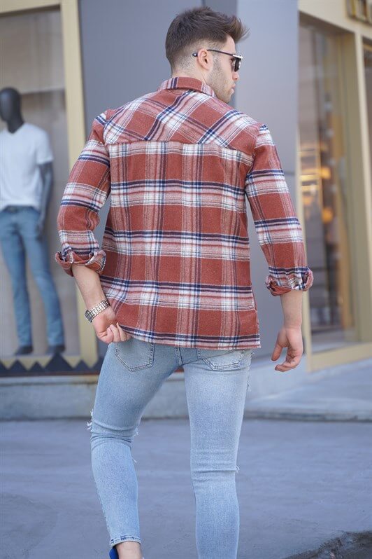 MDX Tile Patterned Pocket Shirt 5542 - Clarksville