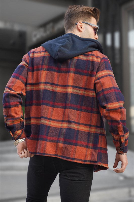 MDX Tile Hooded Plaid Lumberjack Shirt 5577 - Vincennes