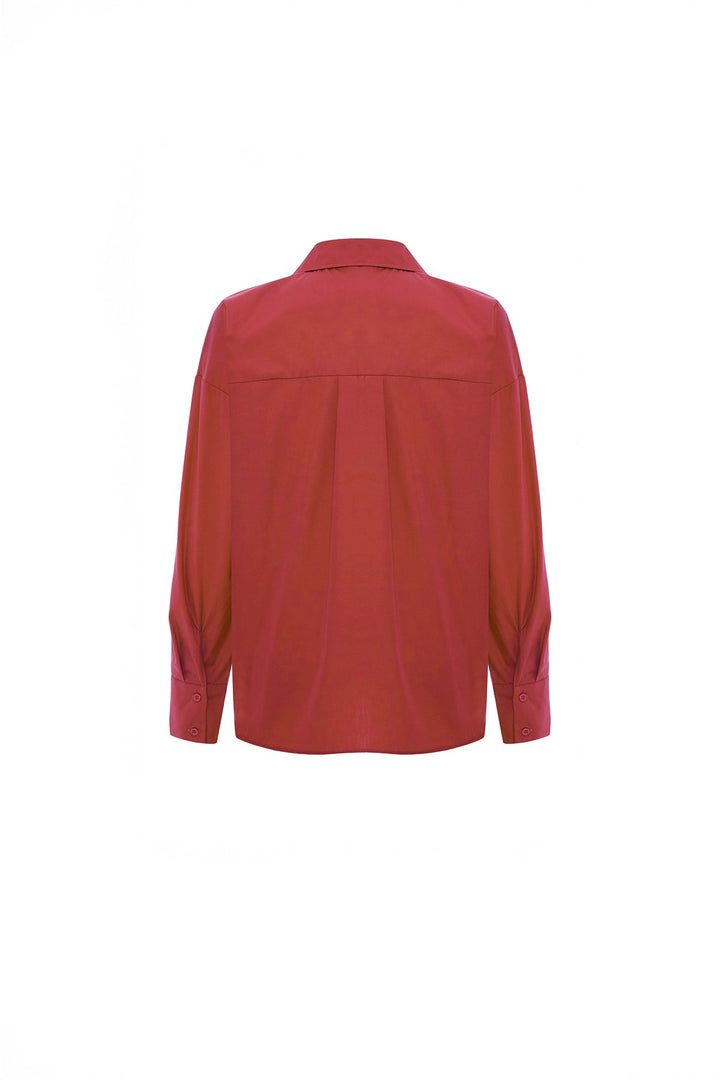 EYY Women Buttoned Shirt in Front of the Tile - Manitowoc