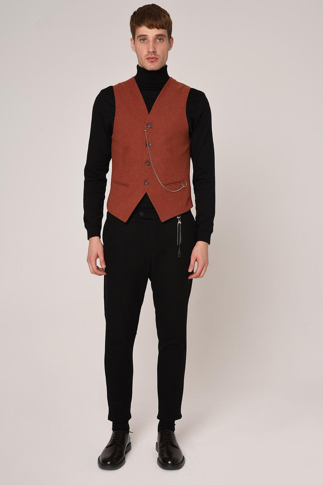 ANT Antioch Tile Slim Fit Men's Vest - Soledad de Graciano Sánchez