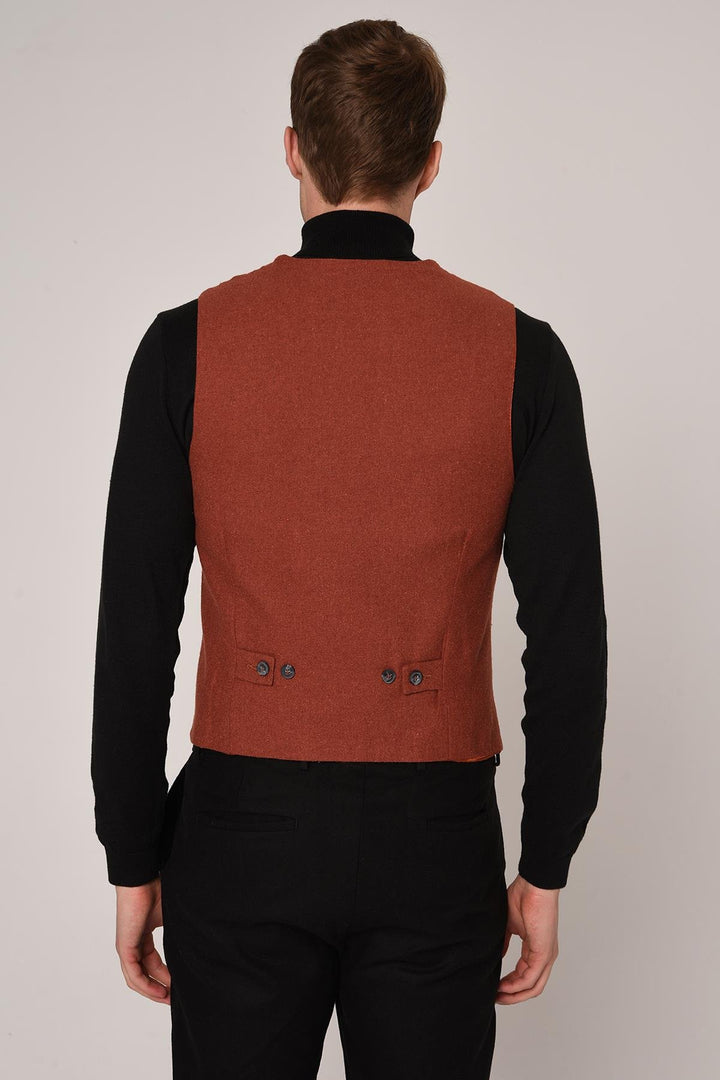 ANT Antioch Tile Slim Fit Men's Vest - Soledad de Graciano Sánchez