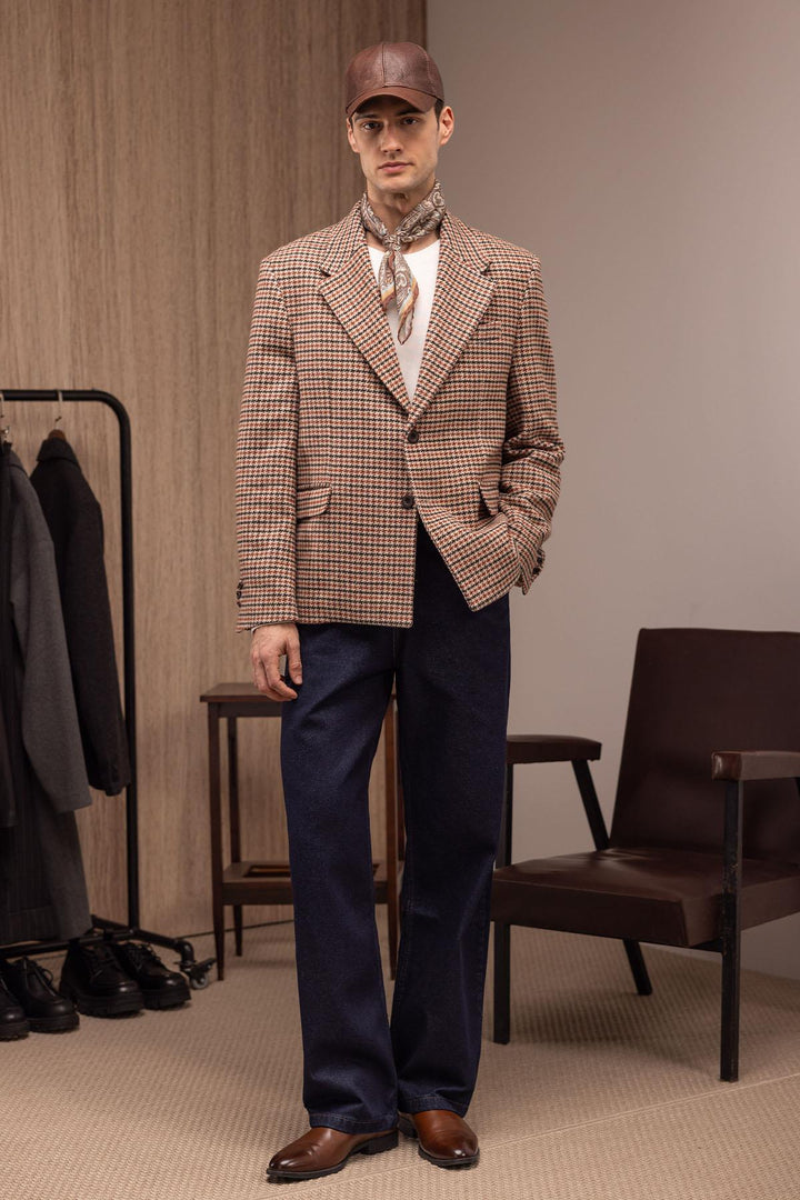 ANT Antioch Tile Vintage Men's Blazer Jacket - Teotihuacan