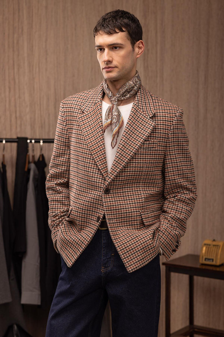 ANT Antioch Tile Vintage Men's Blazer Jacket - Teotihuacan