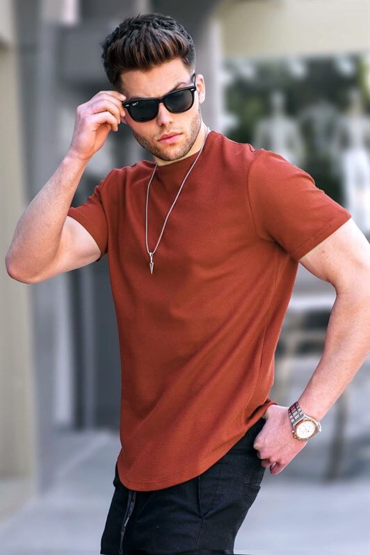 MDX Tile Waffle Fabric Basic T-shirt 5883 - Klagenfurt
