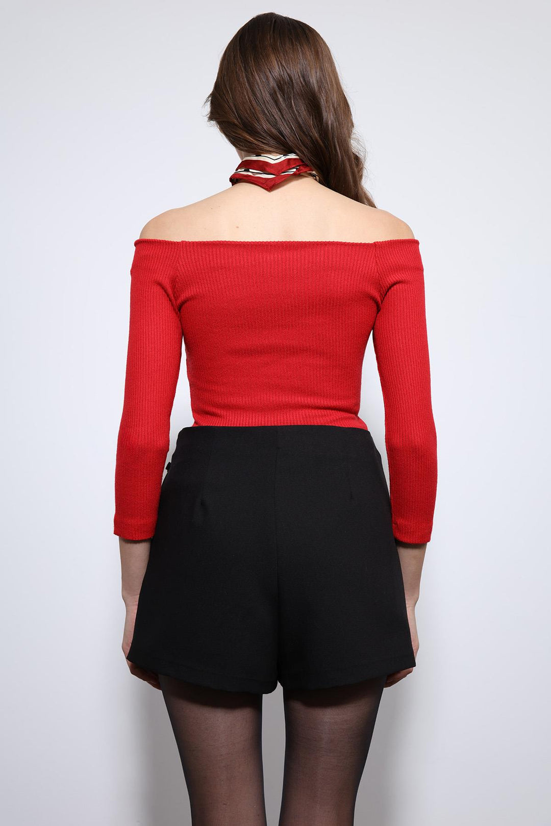 ANT Antioch Kırmızı Açık Omuz Detaylı Top - Tacoma
