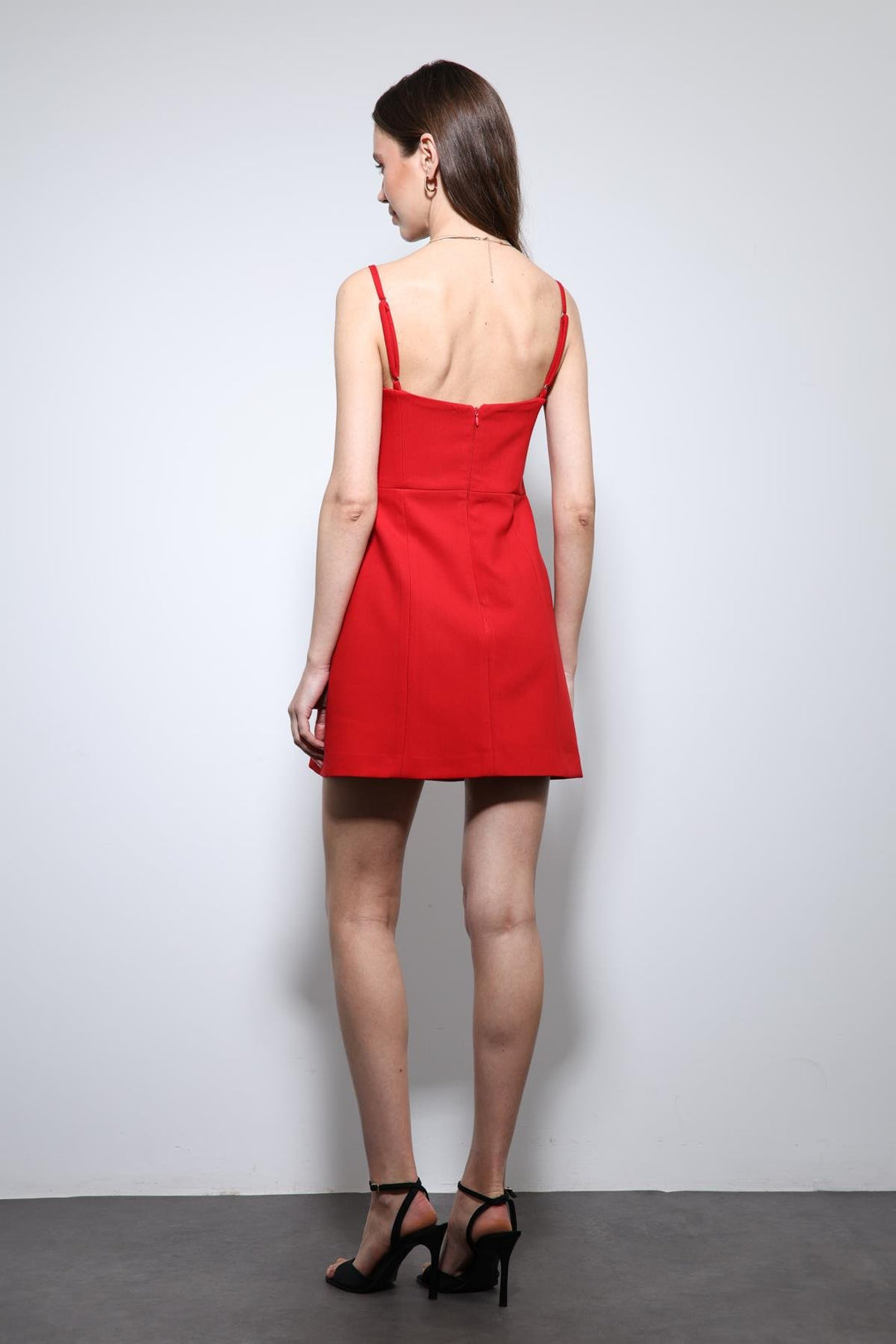 ANT Antioch Red Strappy Dress - Oak Lawn