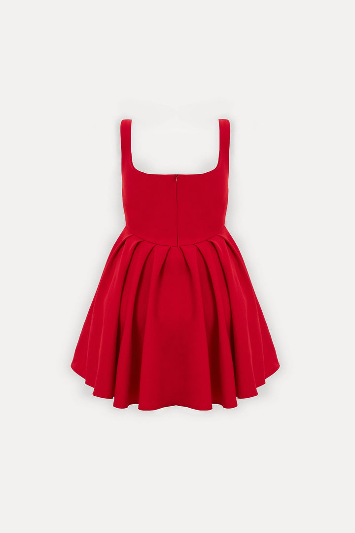 EYY Women Red Strappy Mini Dress - Munich