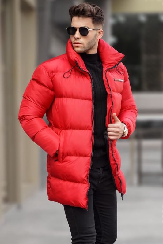 MDX Red Basic Puffer Jacket 5776 - Apaseo el Grande