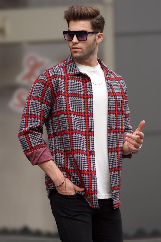 MDX Red Plaid Lumberjack Men's Shirt 6715 - Bensalem