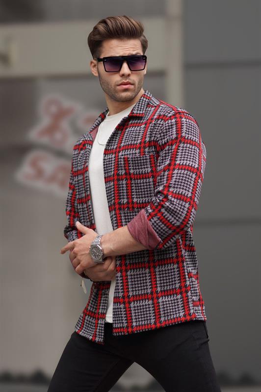 MDX Red Plaid Lumberjack Men's Shirt 6715 - Bensalem