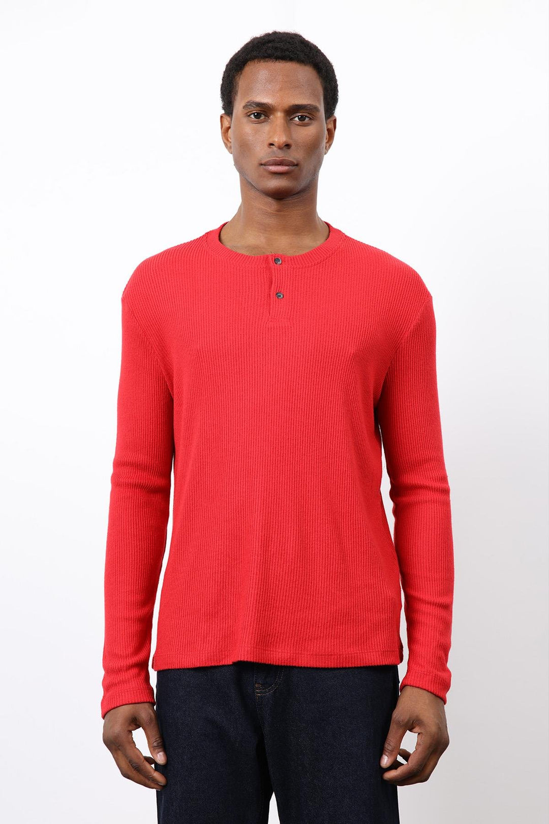 ANT Antioch Kırmızı Fitilli Düğmeli Yaka T-Shirt - Benton