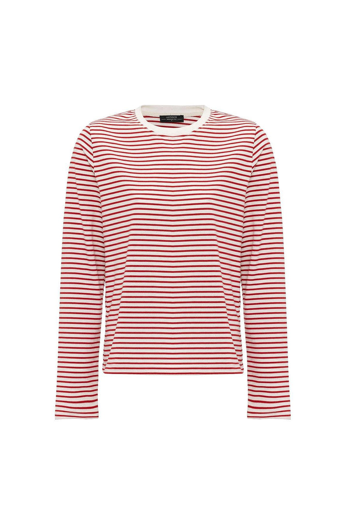 ANT Antioch Red Striped Seasonal Sweater - Miami Beach