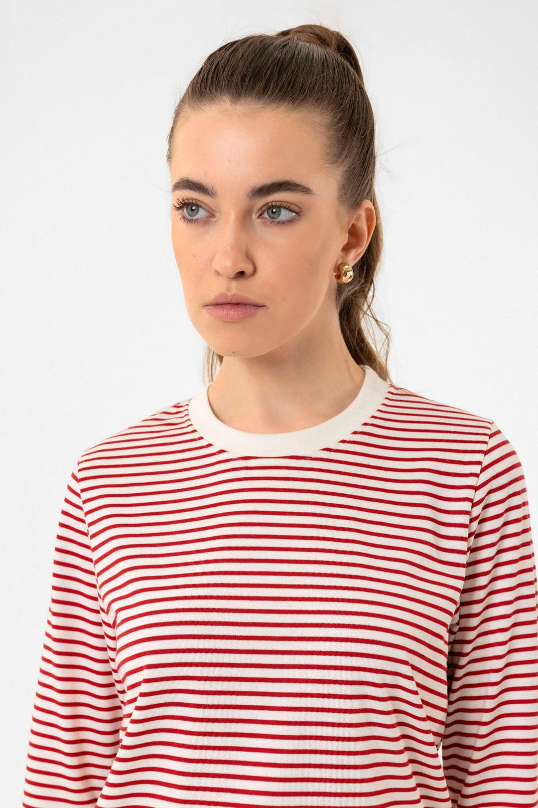 ANT Antioch Red Striped Seasonal Sweater - Miami Beach