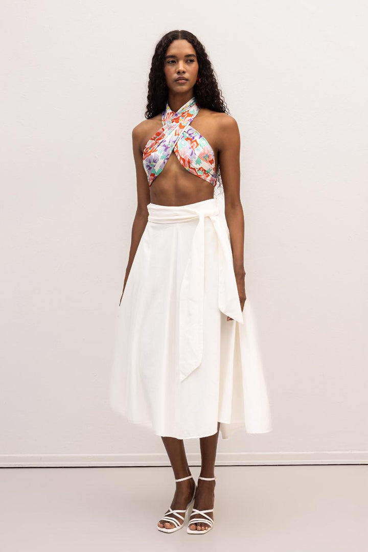 BSL Women Flared Midi Skirt - Fontenay-sous-Bois