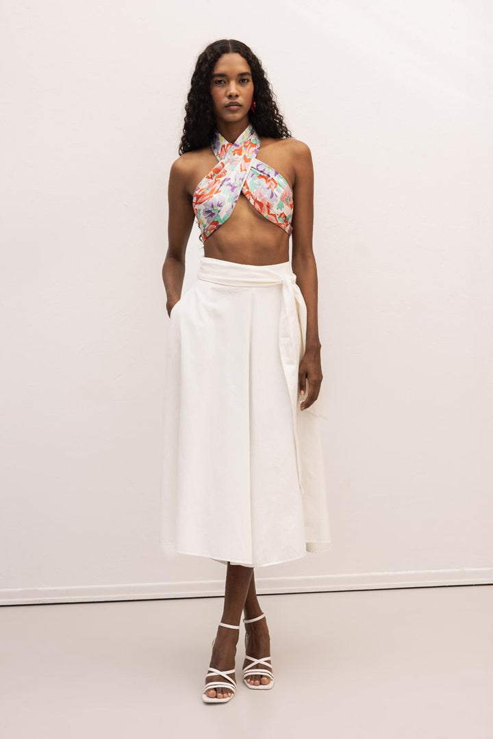 BSL Women Flared Midi Skirt - Fontenay-sous-Bois