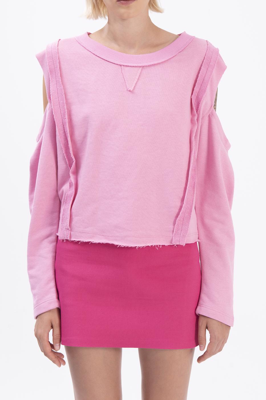 BSL Women Sleeve cut out sweatshirt - Châtelet