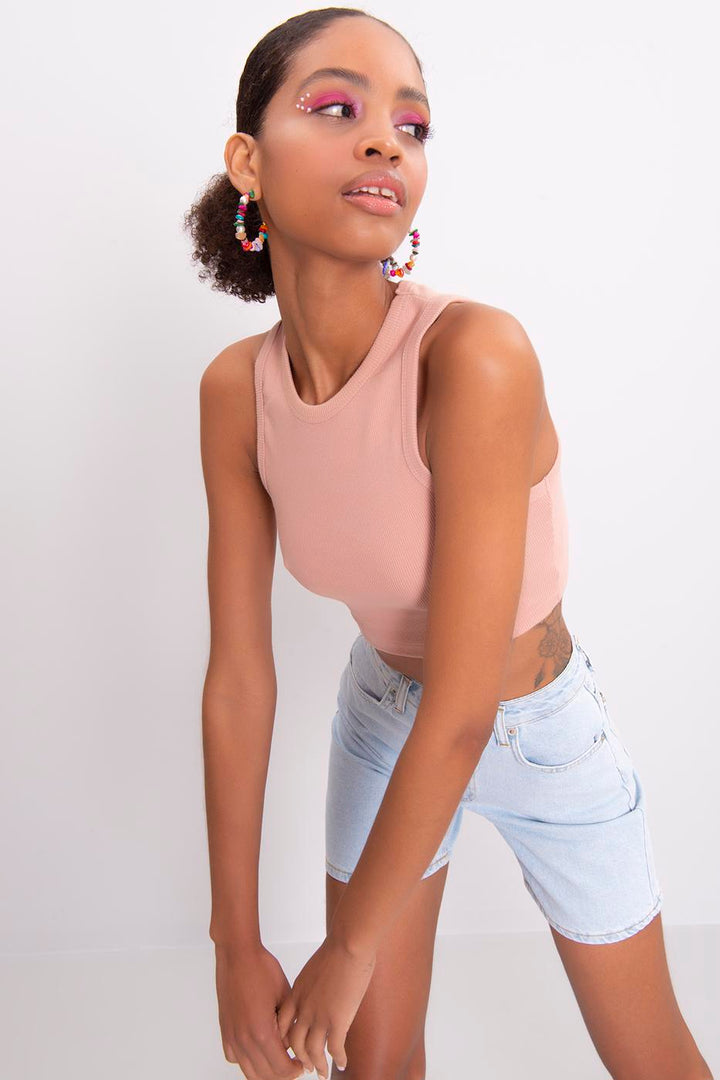 BSL Women Sleeveless Crop Top - Mission