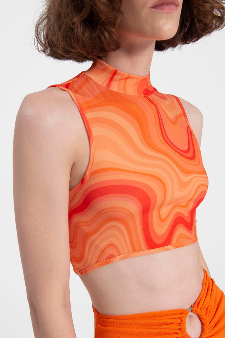 BSL Women Sleeveless crop top - Chervonohrad