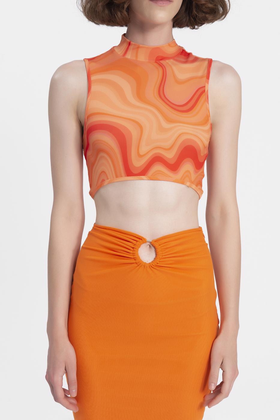 BSL Women Sleeveless crop top - Chervonohrad