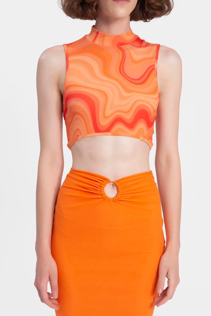 BSL Women Sleeveless crop top - Chervonohrad