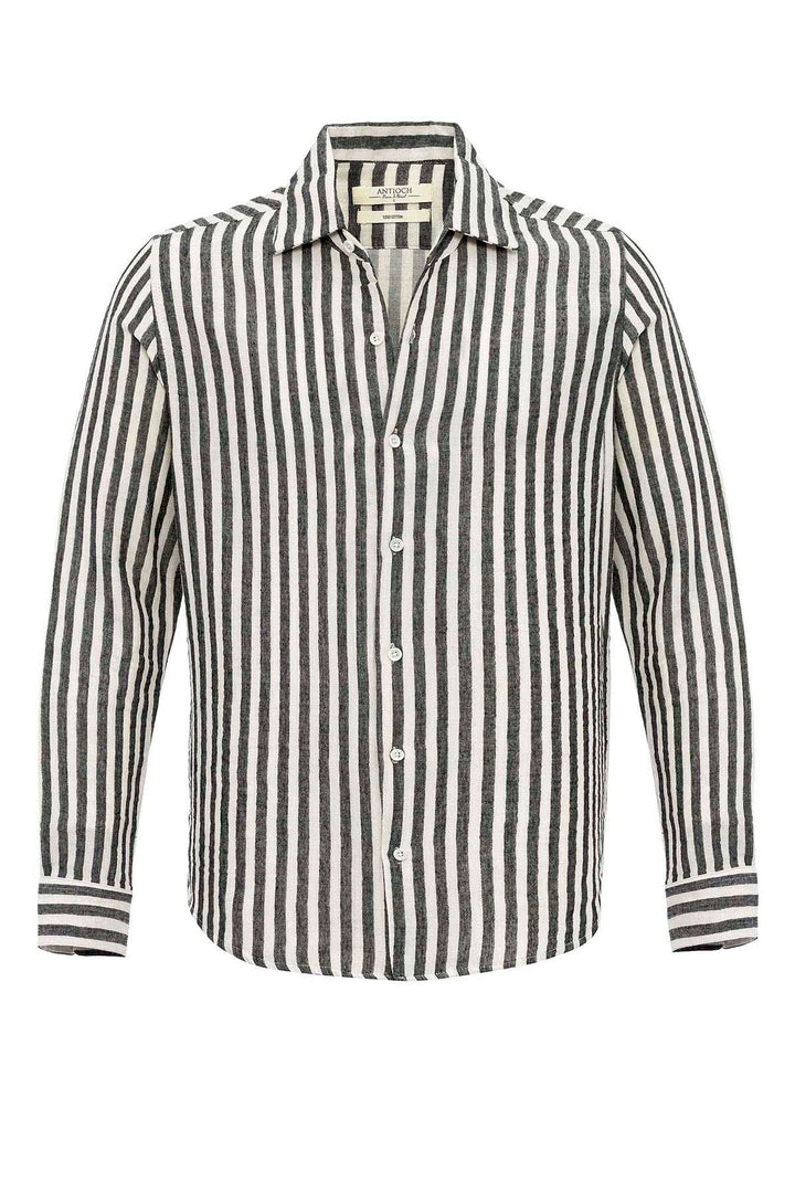 ANT Contrast Striped Men's Shirt - Nola