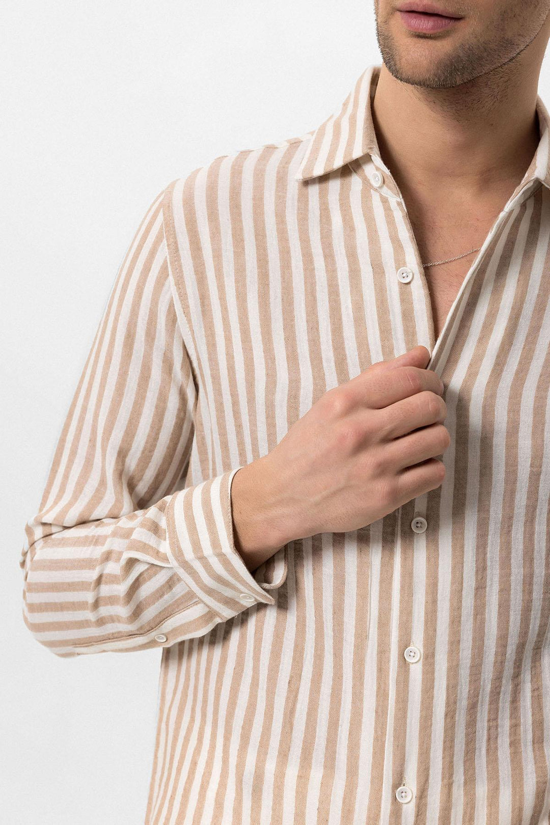 ANT Contrast Striped Men's Shirt - Aalst