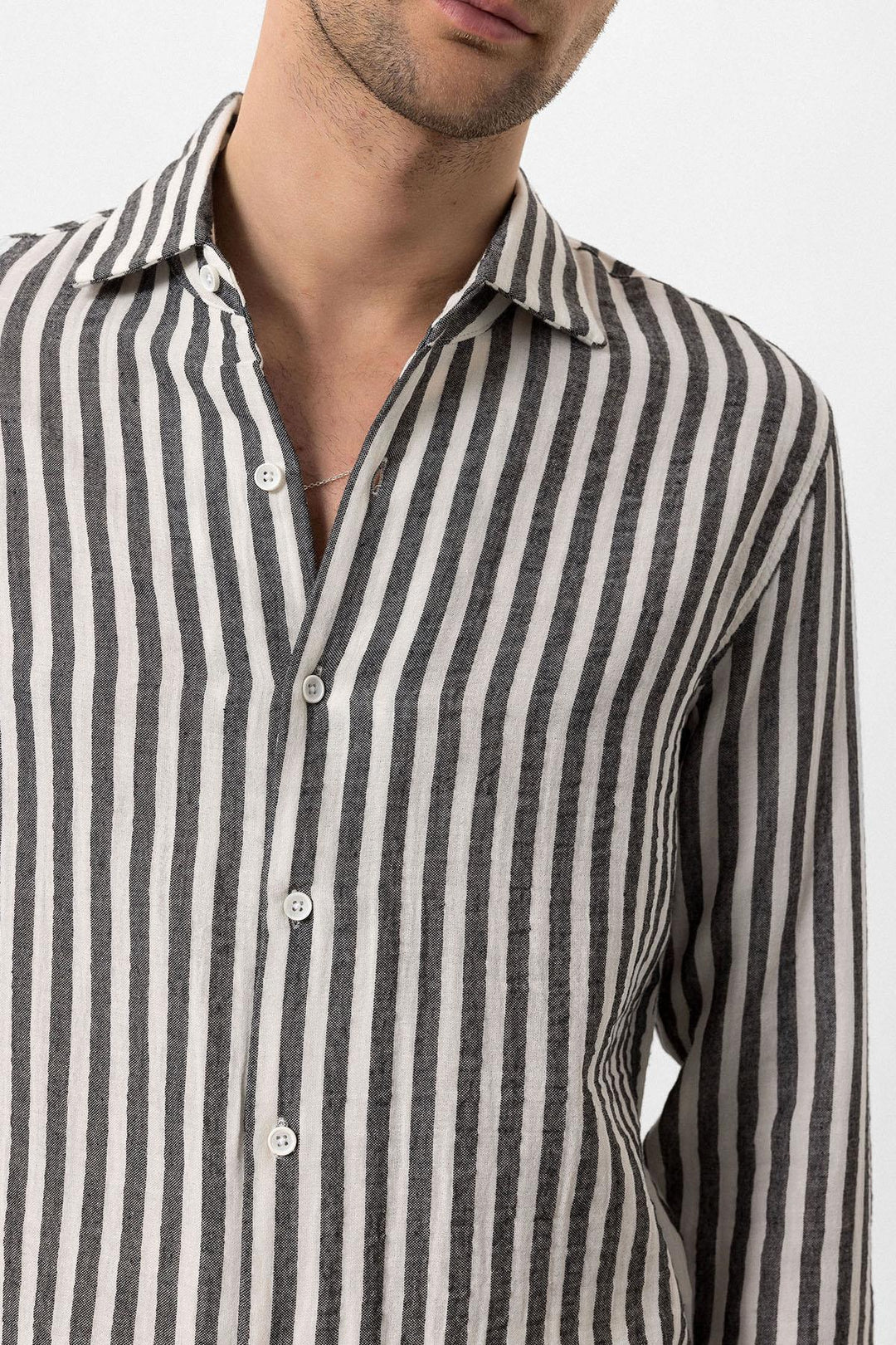 ANT Contrast Striped Men's Shirt - Nola
