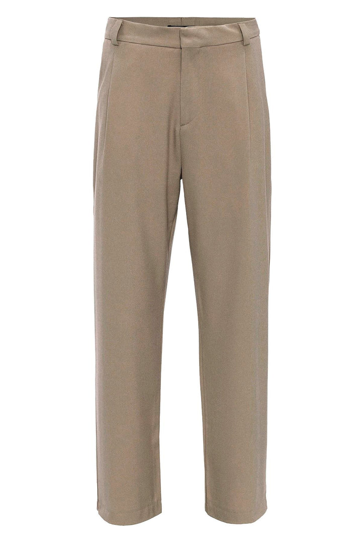 ANT Antioch Village Beige High Waist Baggy Men's Pants - Lucena