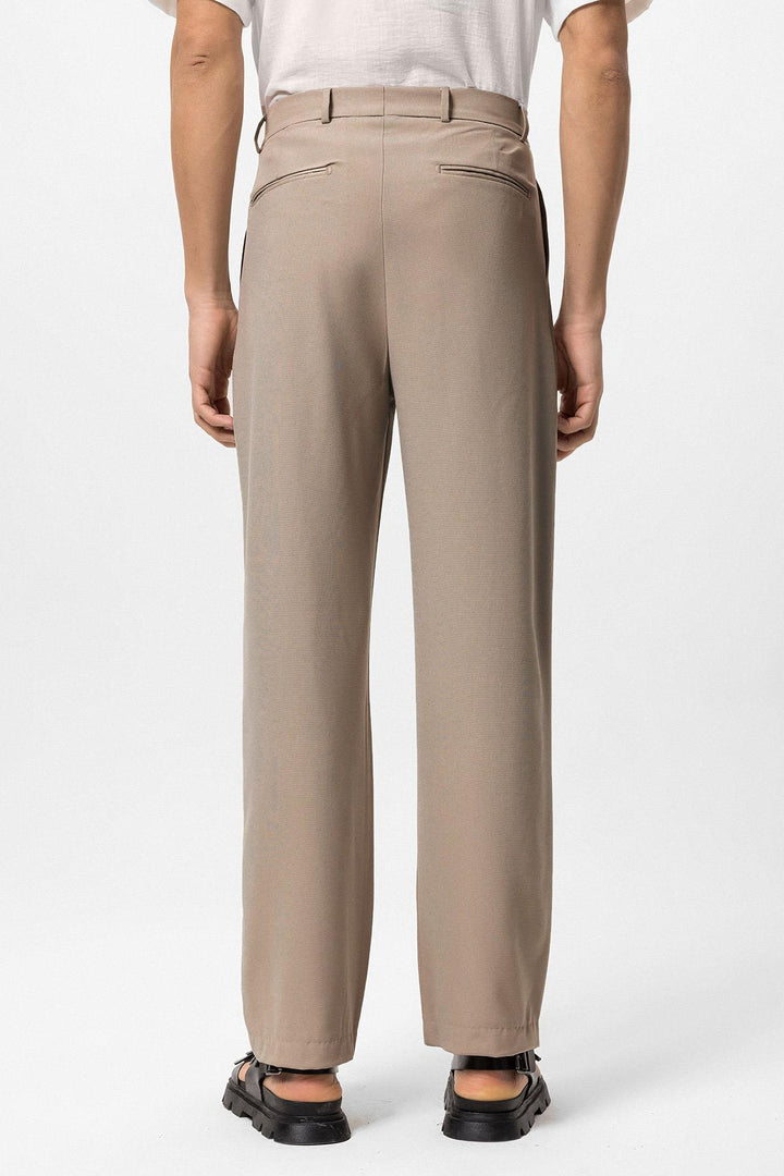 ANT Antioch Village Beige High Waist Baggy Men's Pants - Lucena