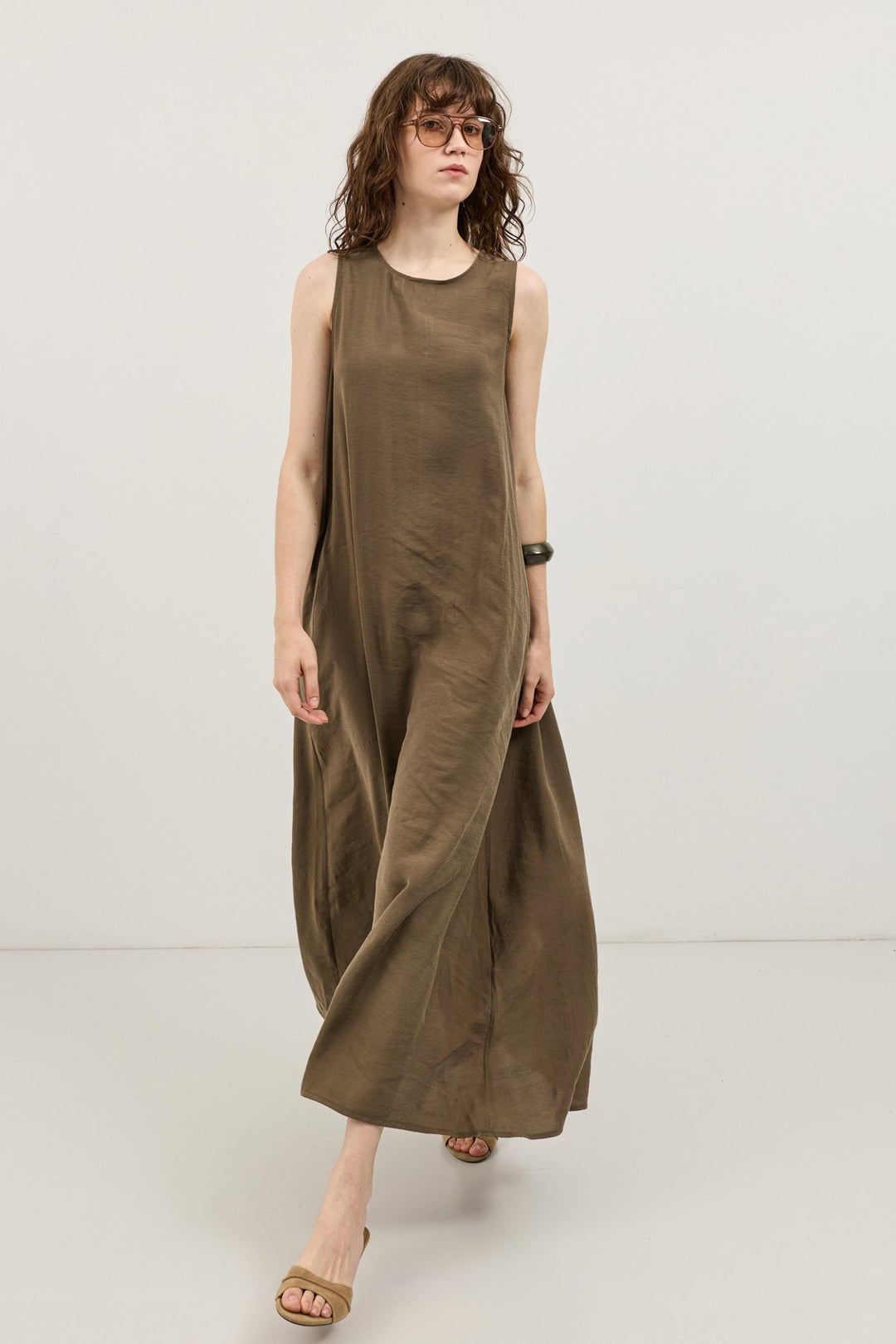 ANT Draped Halter Neck Midi Dress - Monreale