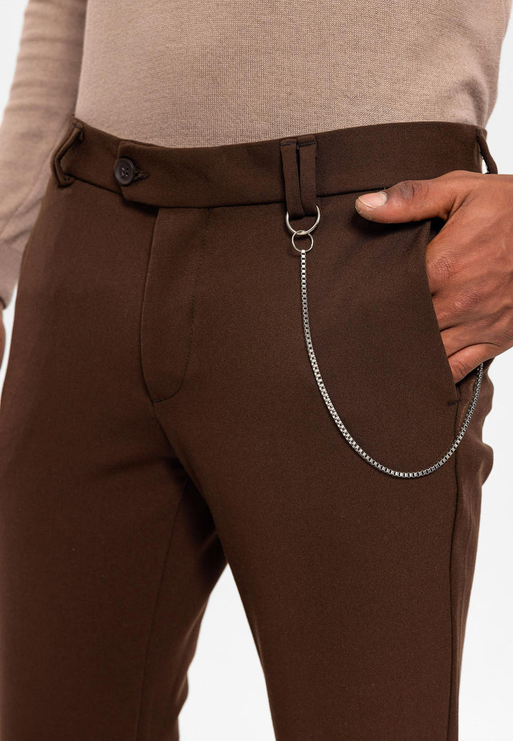 ANT Antioch Village Coffee Men's Slim Fit Fabric Trousers - Palma