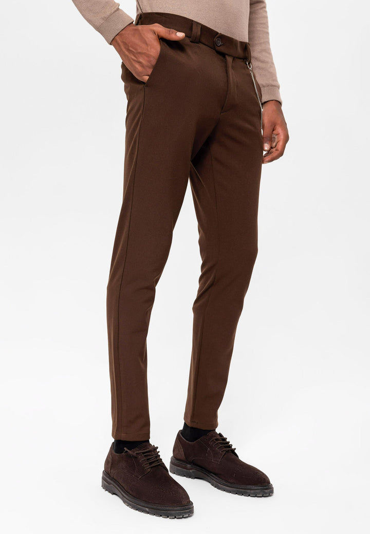 ANT Antioch Village Coffee Men's Slim Fit Fabric Trousers - Palma