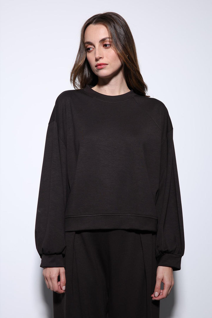 ANT Antioch Village Coffee Wide Leg Relaxed Women's Suit - Pinner