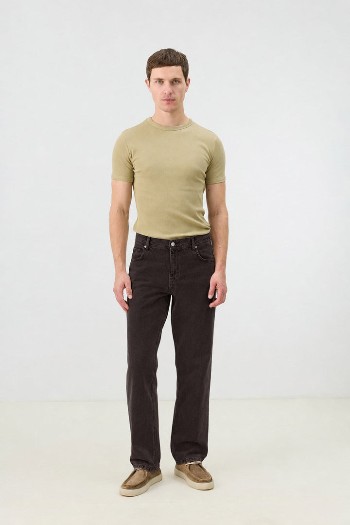 ANT Antioch Koyu Kahve Regular Fit Erkek Jean - Nettuno