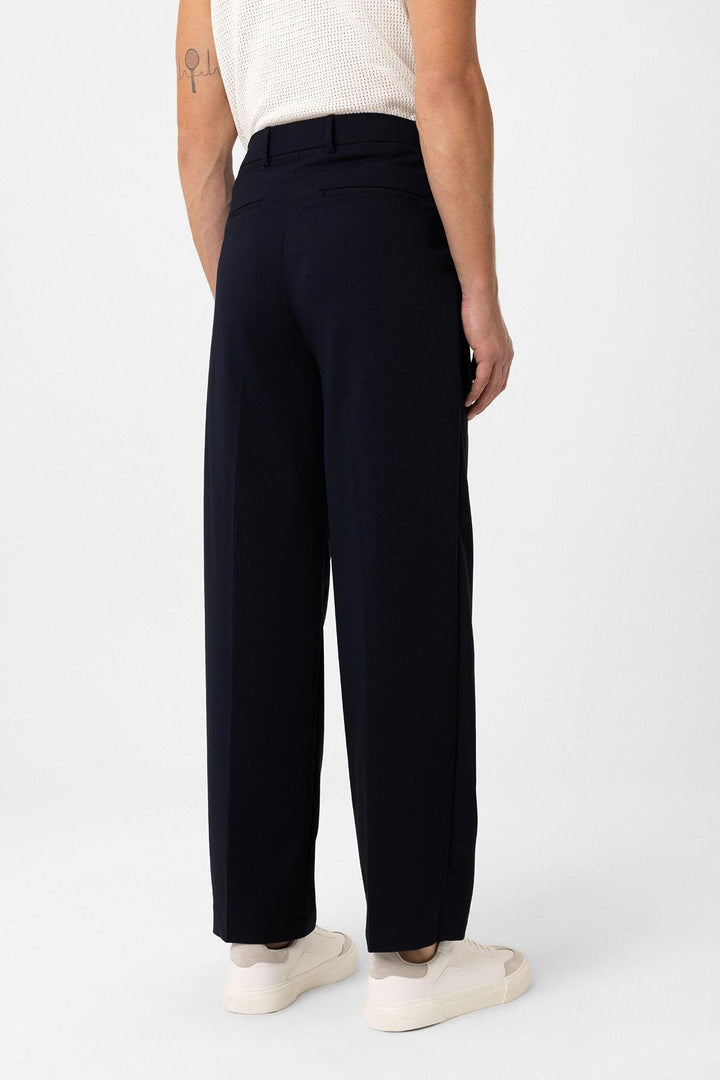 ANT Antioch Village Navy Double Pleated Baggy Fit Men's Pants - Úbeda