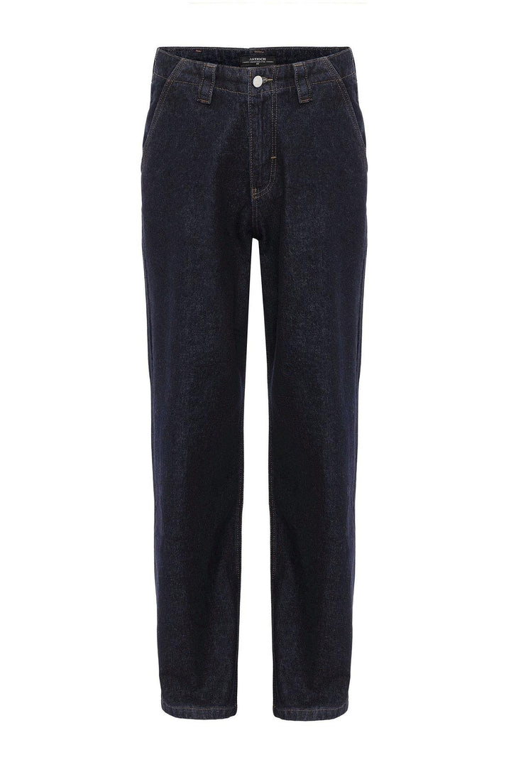 ANT Antioch Koyu Lacivert Relaxed Fit Erkek Kot Pantolon - Ciudad del Carmen