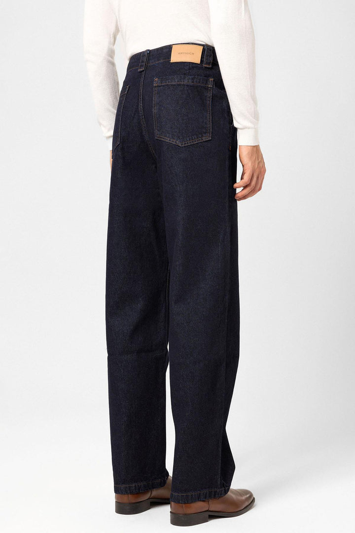 ANT Antioch Koyu Lacivert Relaxed Fit Erkek Kot Pantolon - Ciudad del Carmen