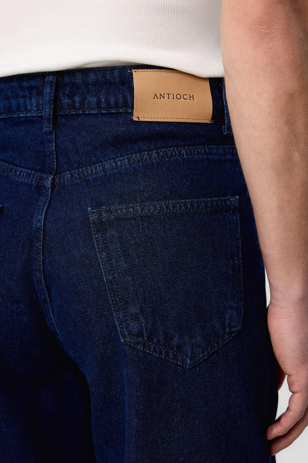 ANT Antioch Village Navy High Waist Relaxed Fit Men's Jeans - Milan