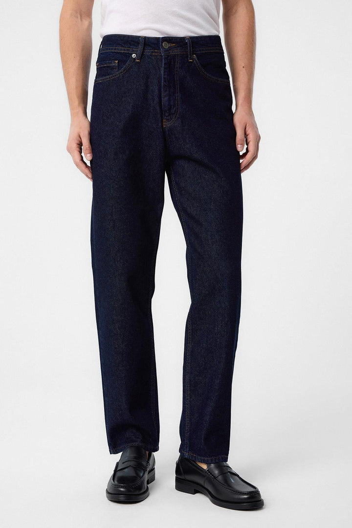 ANT Antioch Village Blue High Waist Regular Fit Men's Jeans - Burnsville